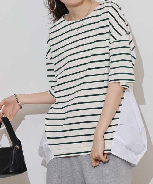 

Футболка, крой оверсайз, бренд Arinomama, зеленый