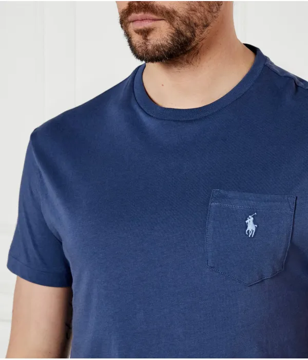 Футболка Classic fit Polo Ralph Lauren, синий — фото 4