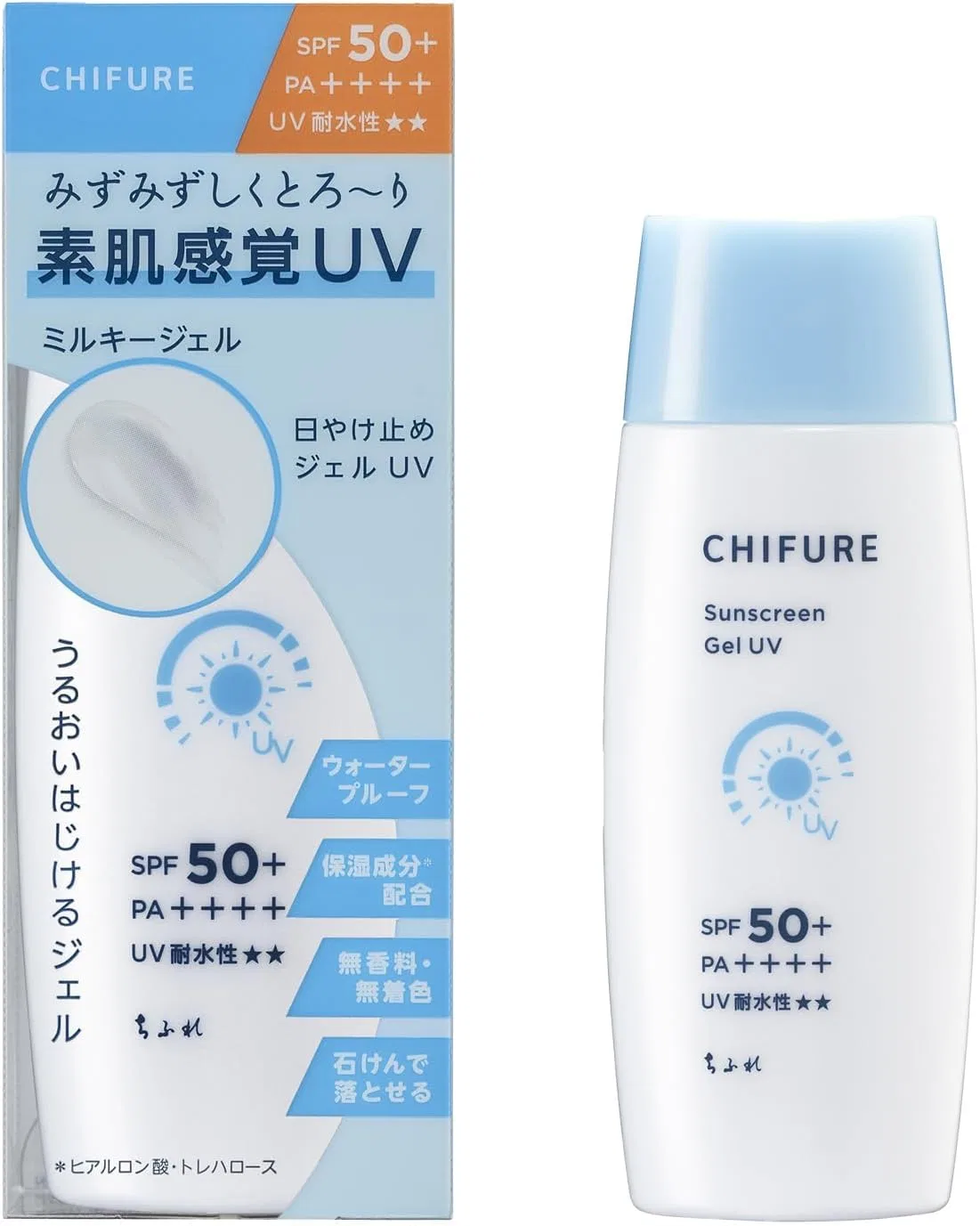 Солнцезащитный гель Chifure SPF50+ PA++++ 80 мл