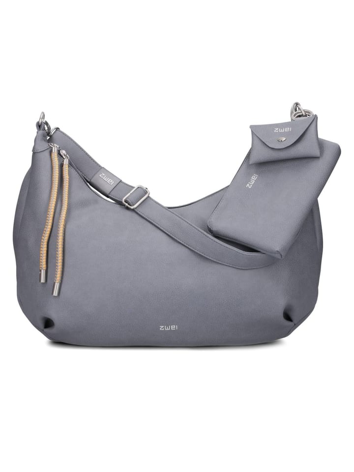 

Сумка через плечо Lola 44 см синего цвета Zwei