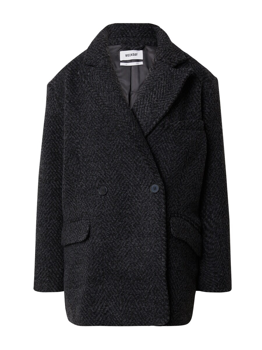 

Короткое пальто WEEKDAY Between-Seasons Coat Carla, антрацит