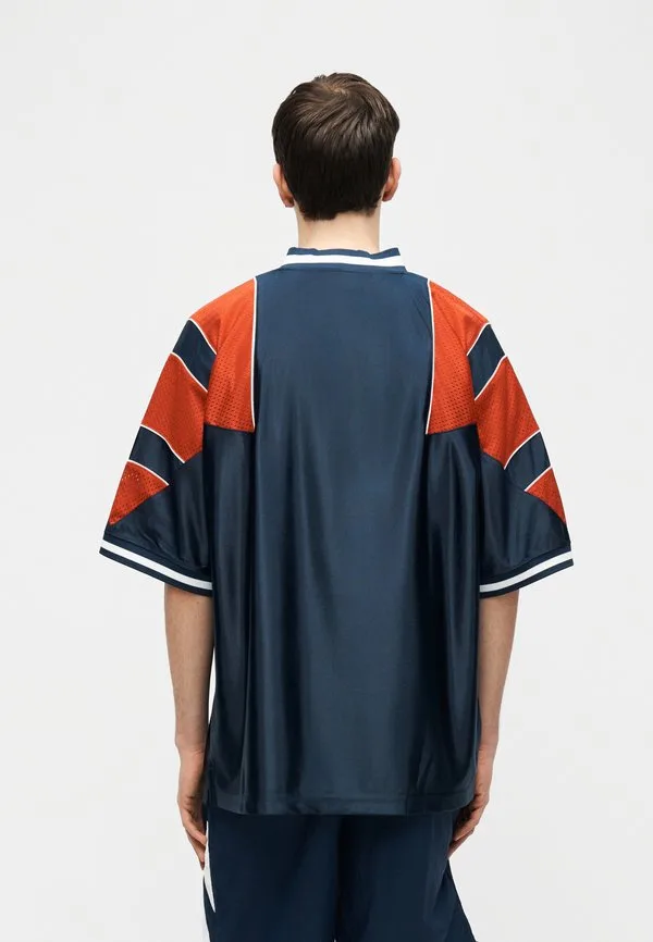 Свободная футболка с принтом Adidas Originals, Night Indigo — фото 4