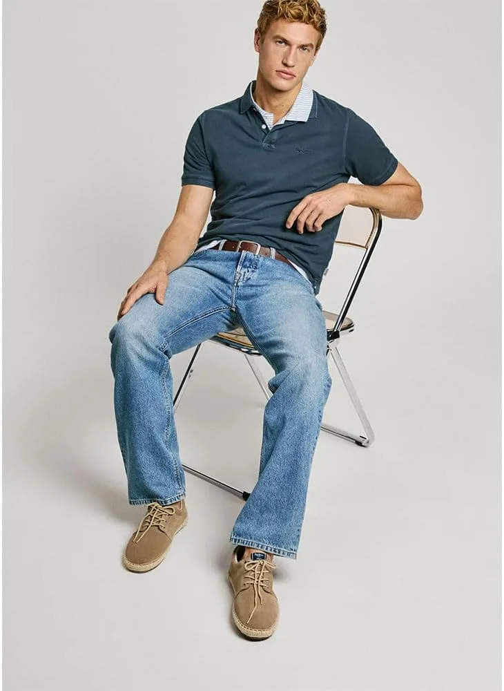 Мужские кроссовки PEPE JEANS Tourist West, коричневый/бежевый — фото 2