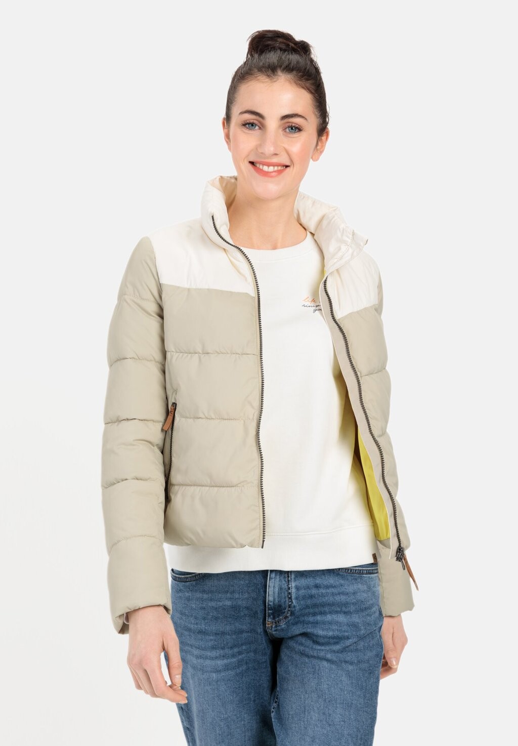 

Зимняя куртка PUFFER camel active, бежевый