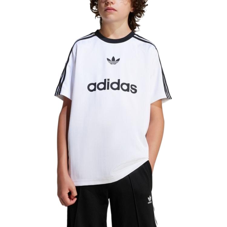 Adidas Originals Футболка белая детская — фото 3