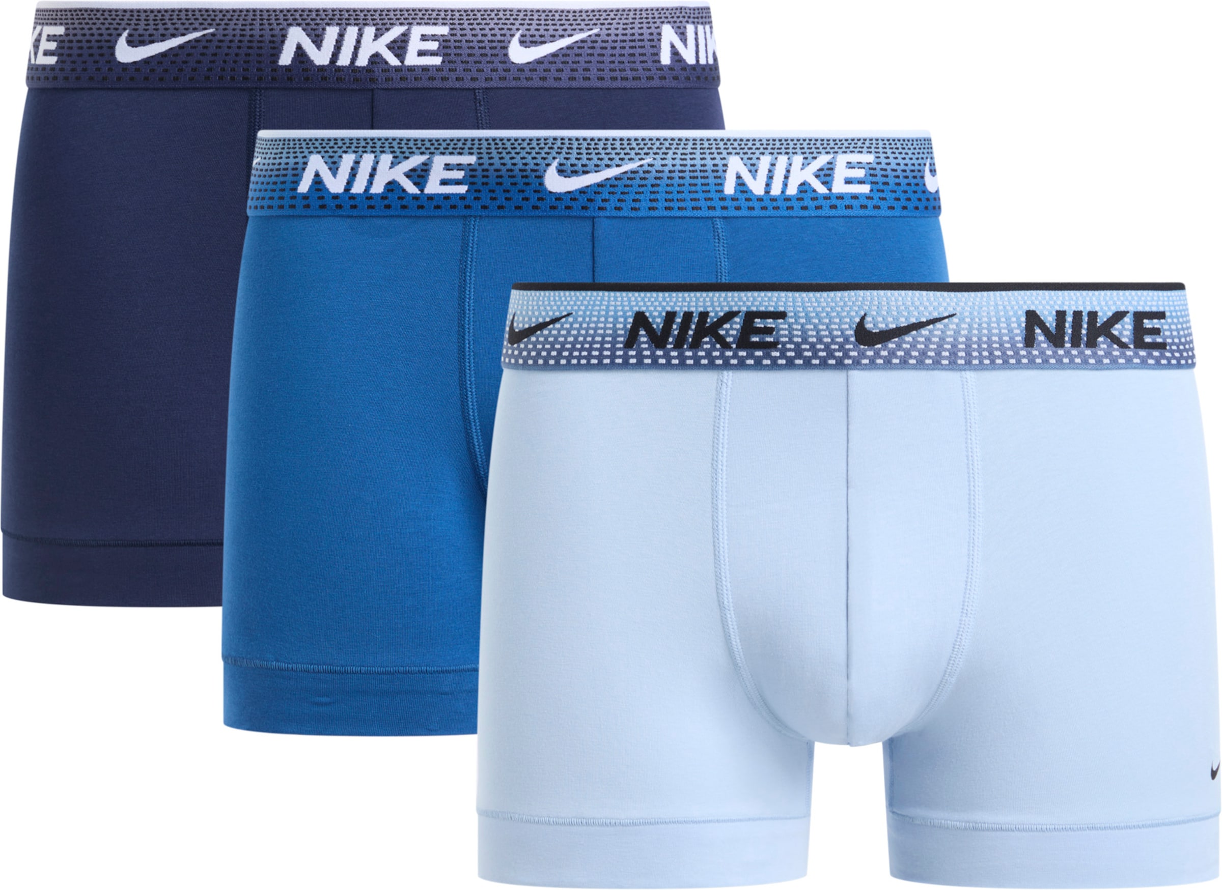 

NIKE Underwear Боксеры 'Everyday' в цвете Blue, Navy, Light Blue