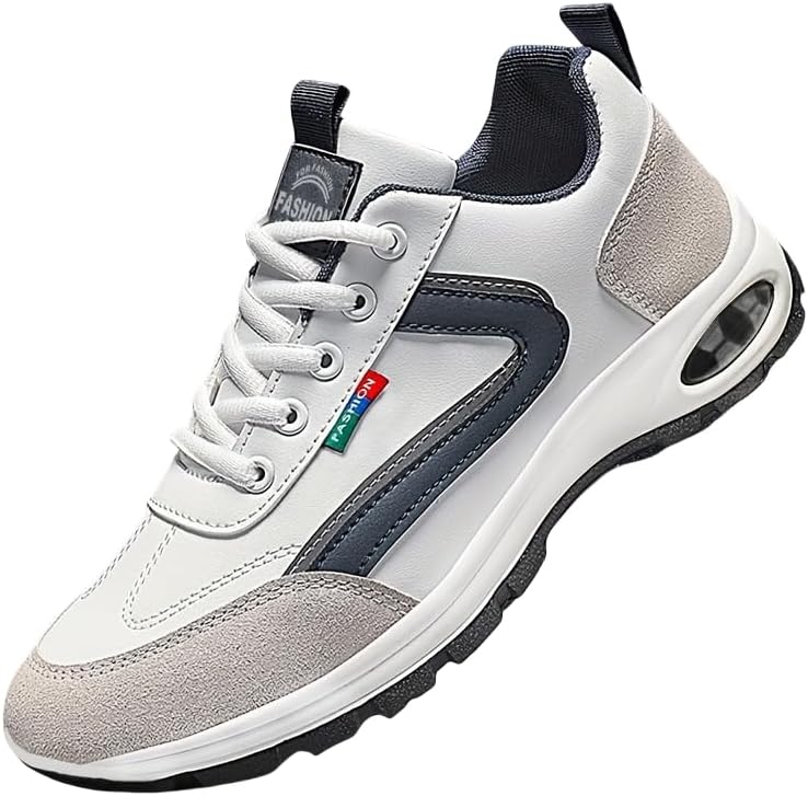 

Мужские кроссовки большого размера на все сезоны - модные, повседневные, дышащие, легкие и для любых случаев Hoalox, белый