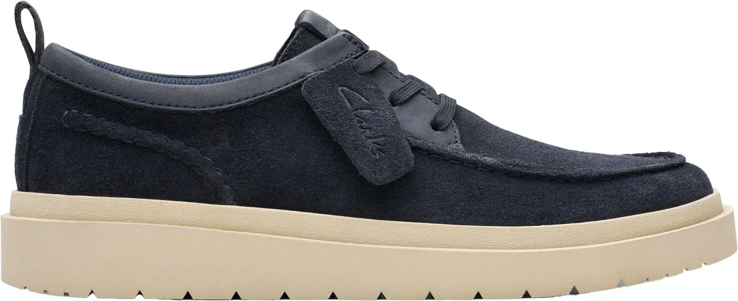 Лоферы Clarks Polden Moc, синий замшевый