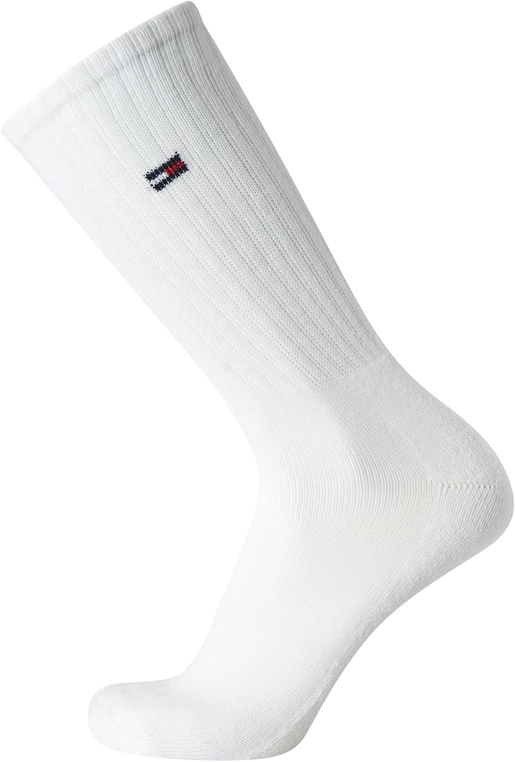 Мужские носки Tommy Hilfiger Crew Socks - 6 пар, хлопковая смесь, эластичные, мягкие, дышащие, спортивные носки для мужчин, White — фото 4