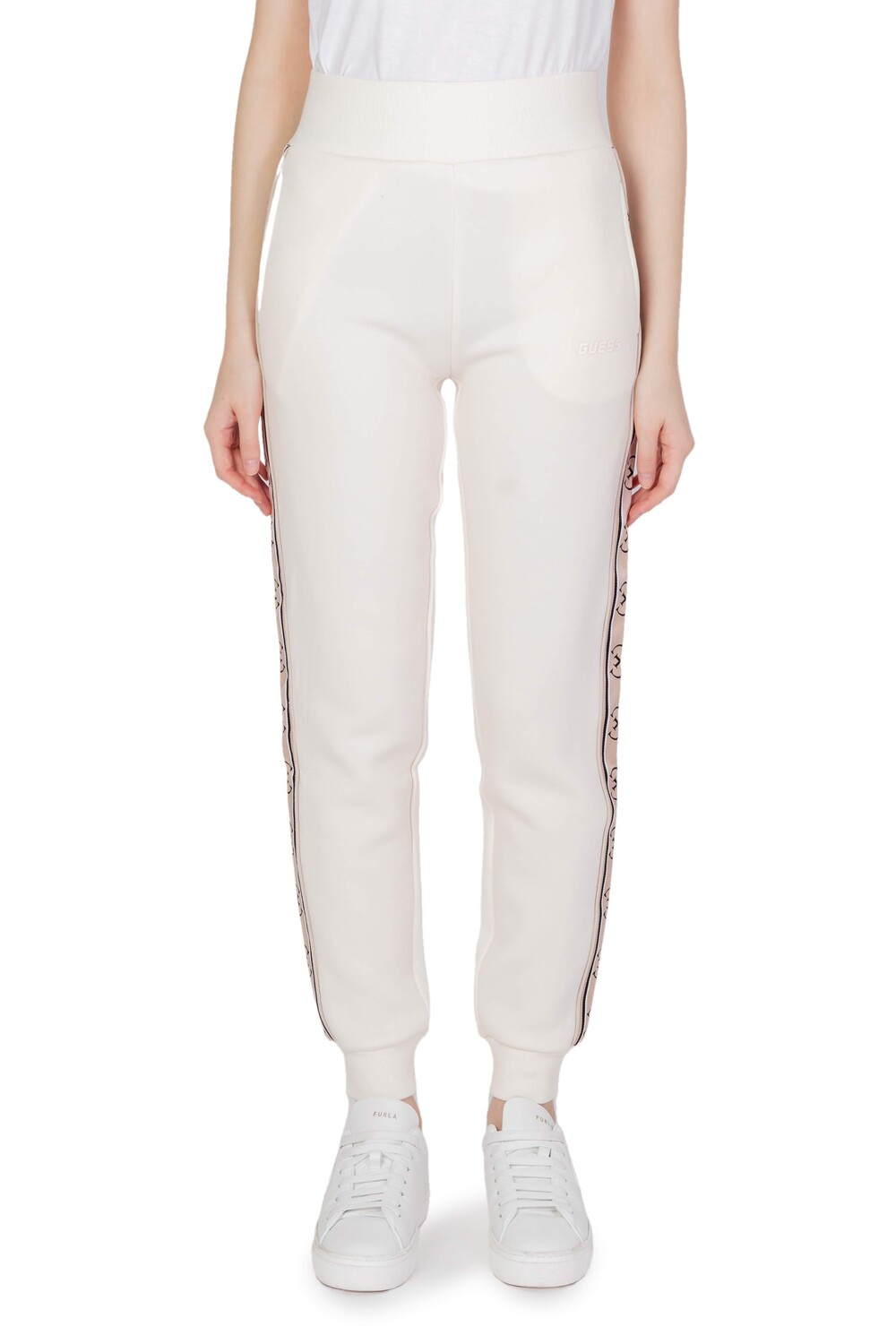 

Брюки женские GUESS джоггеры спортивные, белый