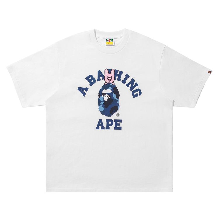 

Футболка BAPE x Stray Kids Dwaekki College Tee, белый