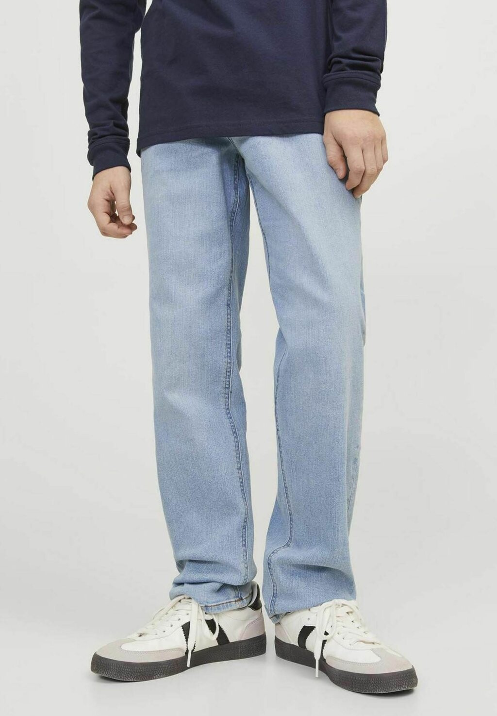 Джинсы узкого кроя CLARK STRETCH Jack & Jones Junior, цвет blue denim — фото 2