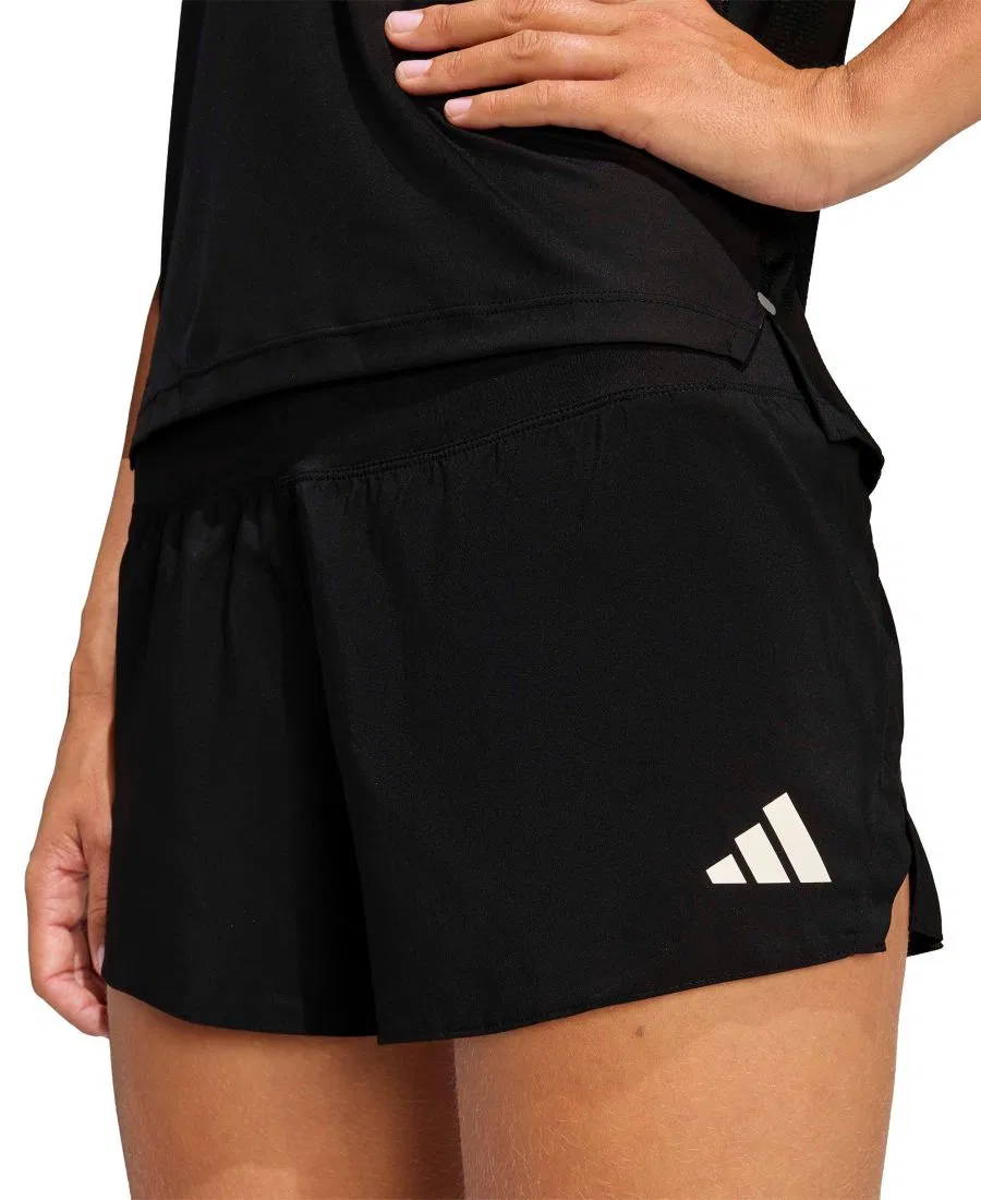 Женские беговые шорты со средней посадкой adidas, Black — фото 3