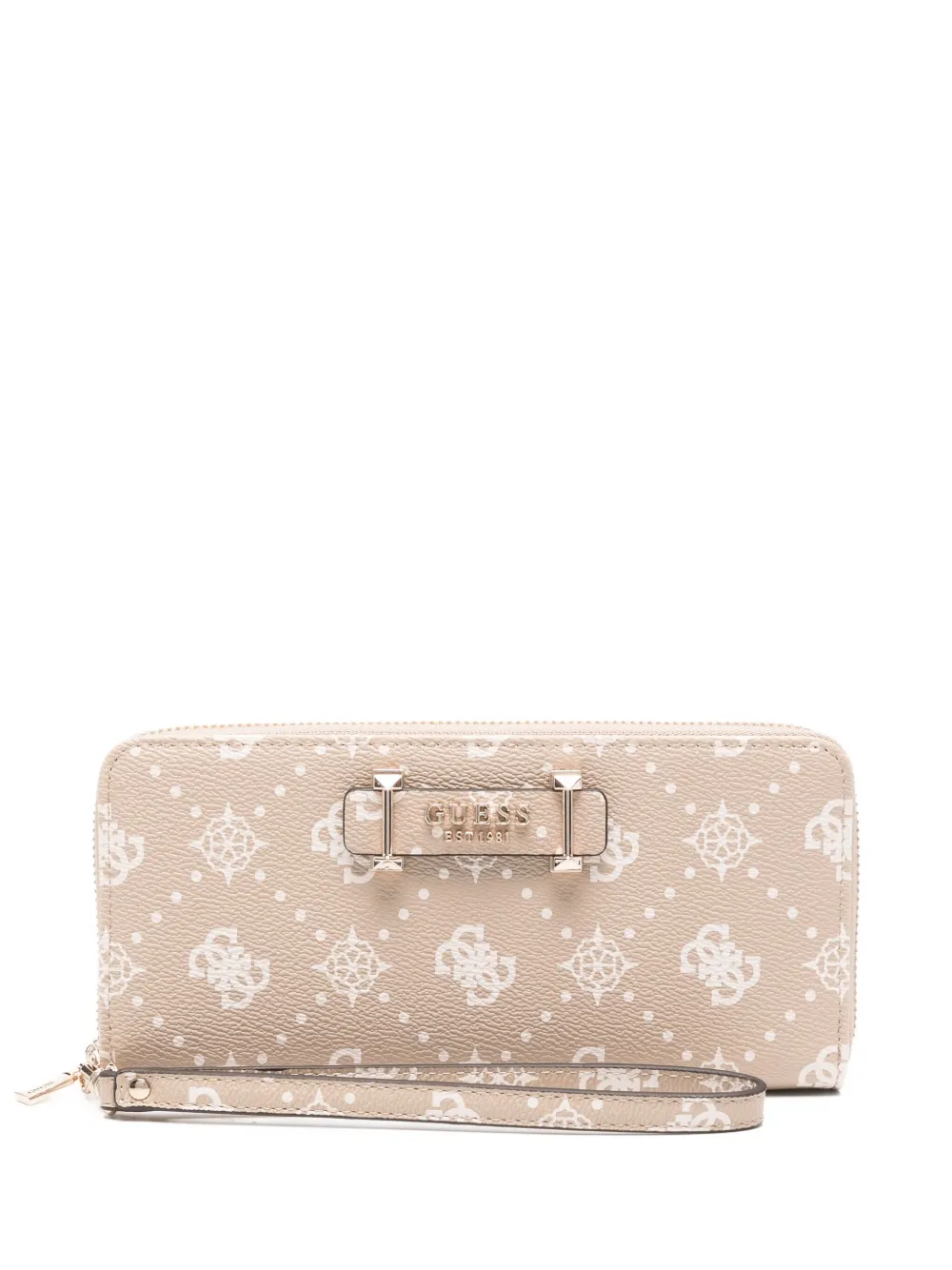 

Кошелек с логотипом Guess Usa, бежевый