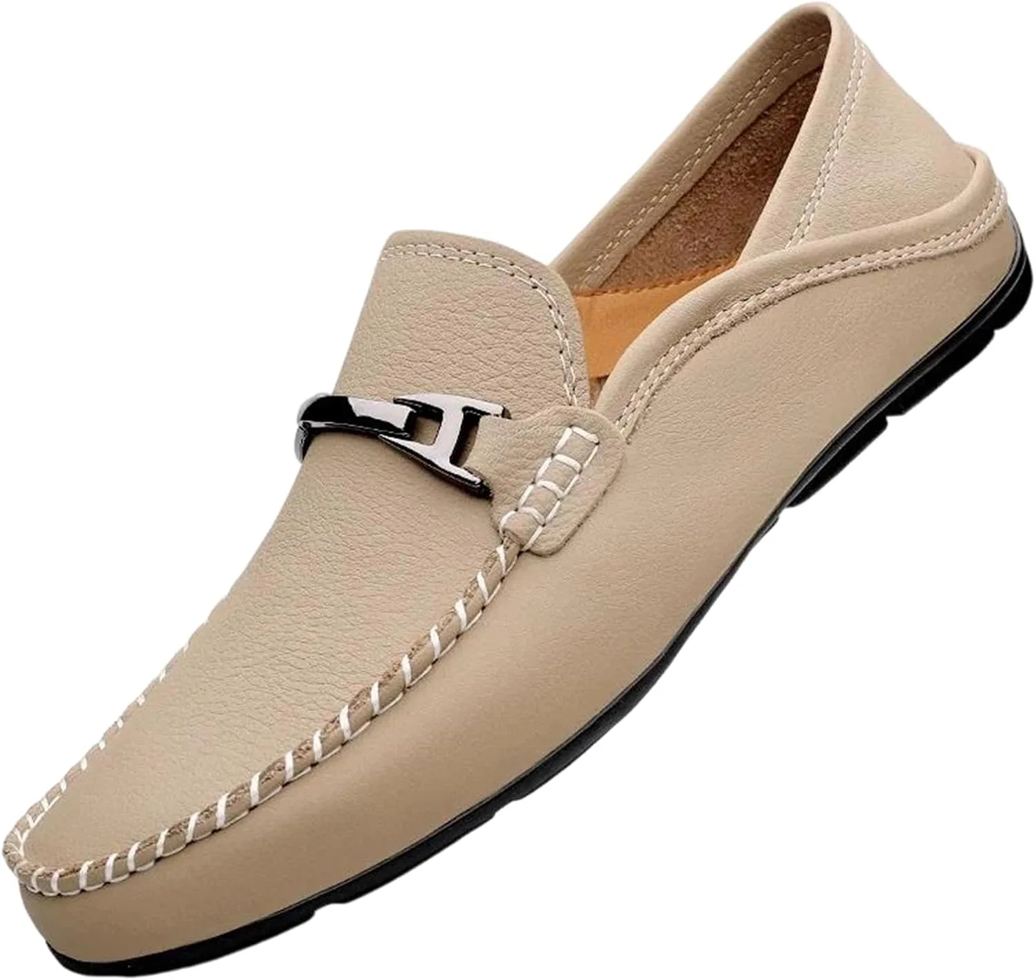 Лоферы мужские мокасины Khaki Adhdyuud