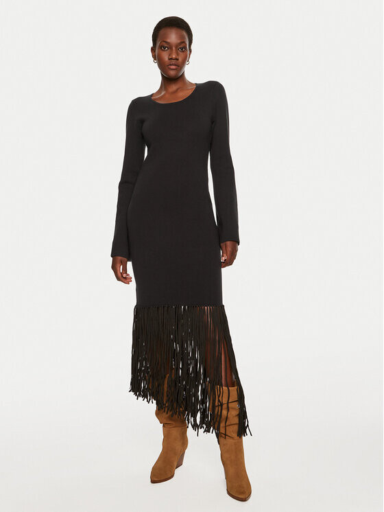 

Платье-Свитер приталенного кроя Munthe, черный