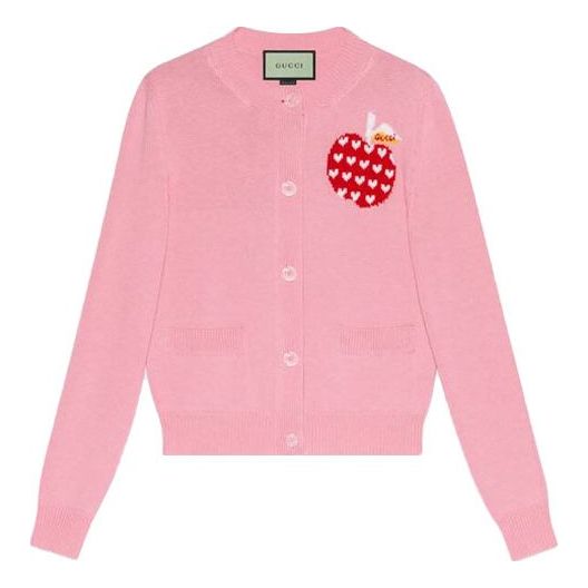 

Кардиган (WMNS) Gucci Les Pommes Cardigan 'Pink 664354-XKBYU-5943, розовый