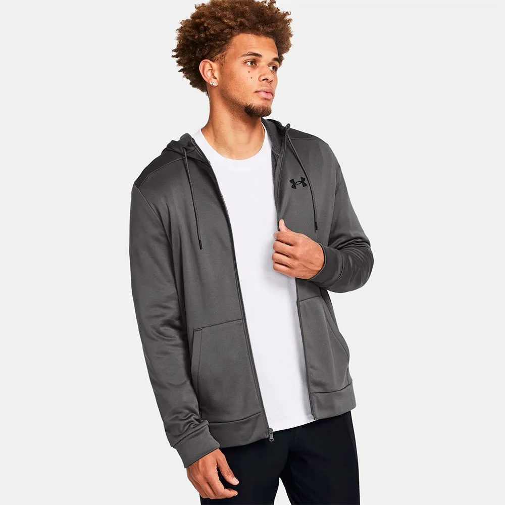 

Толстовка спортивная Under Armour Fleece full zip, серый