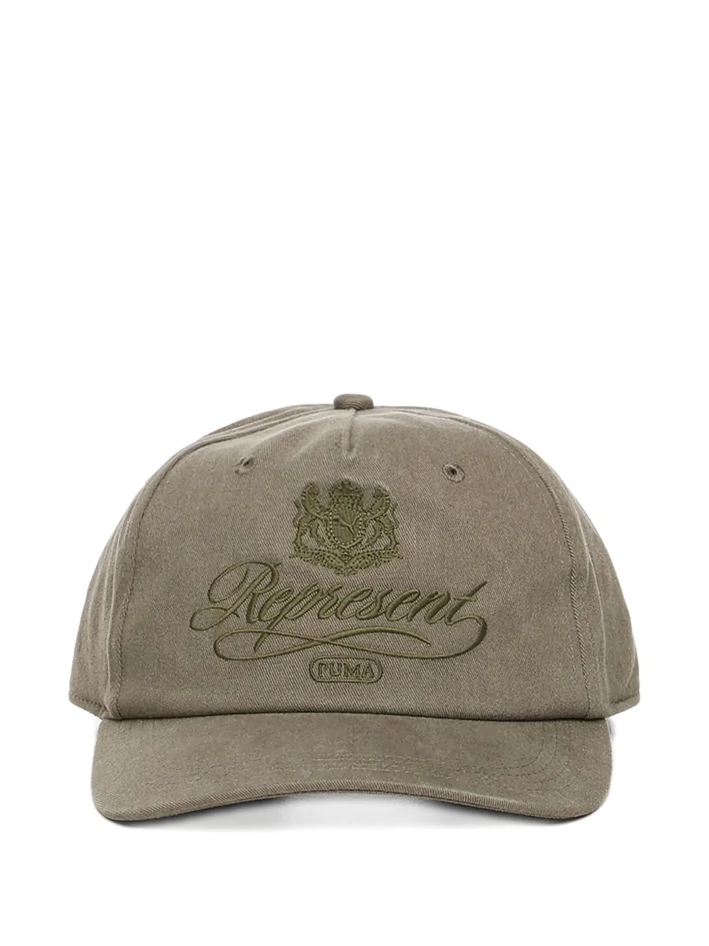 

Бейсболка с вышитым логотипом Represent Puma, зеленый