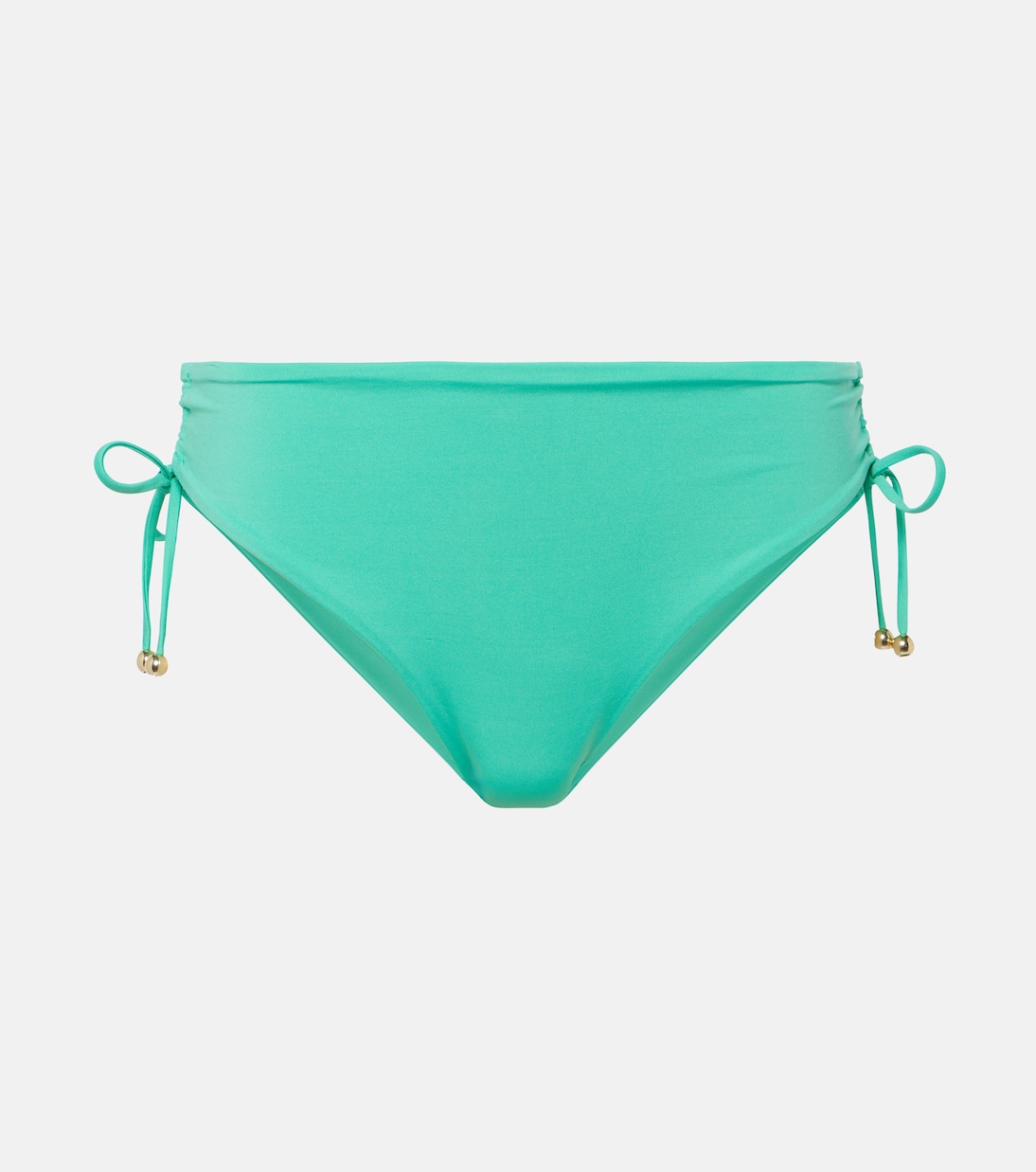 

Плавки-бикини с высокой посадкой и сборками Max Mara, Verde Acqua
