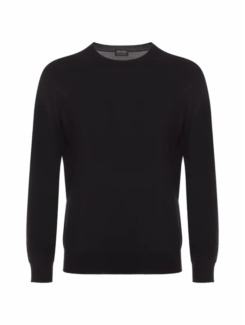 

Шерстяной джемпер Zegna, черный