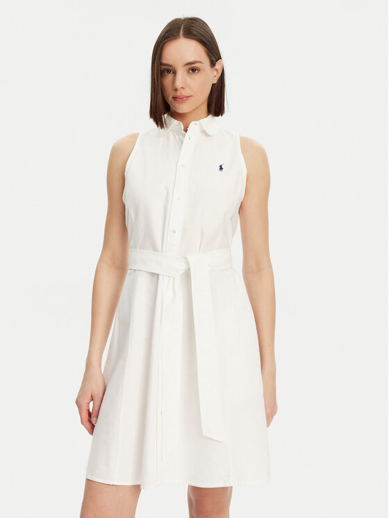 

Платье-Рубашка стандартный крой 211906437001 Polo Ralph Lauren, белый