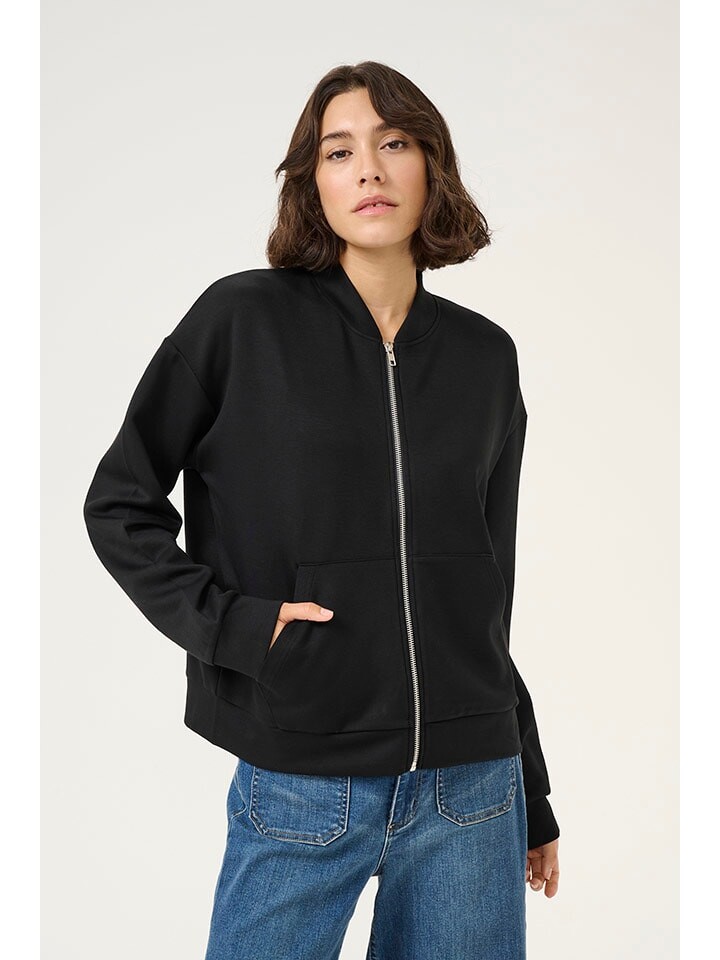 

Спортивная куртка Kaffe Sweatjacke, черный