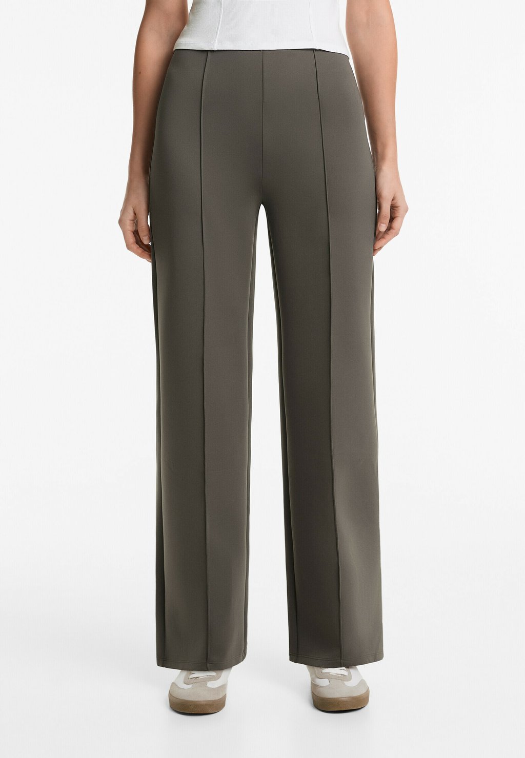 

Брюки NEOPRENE-EFFECT STRAIGHT-LEG OYSHO, зеленый