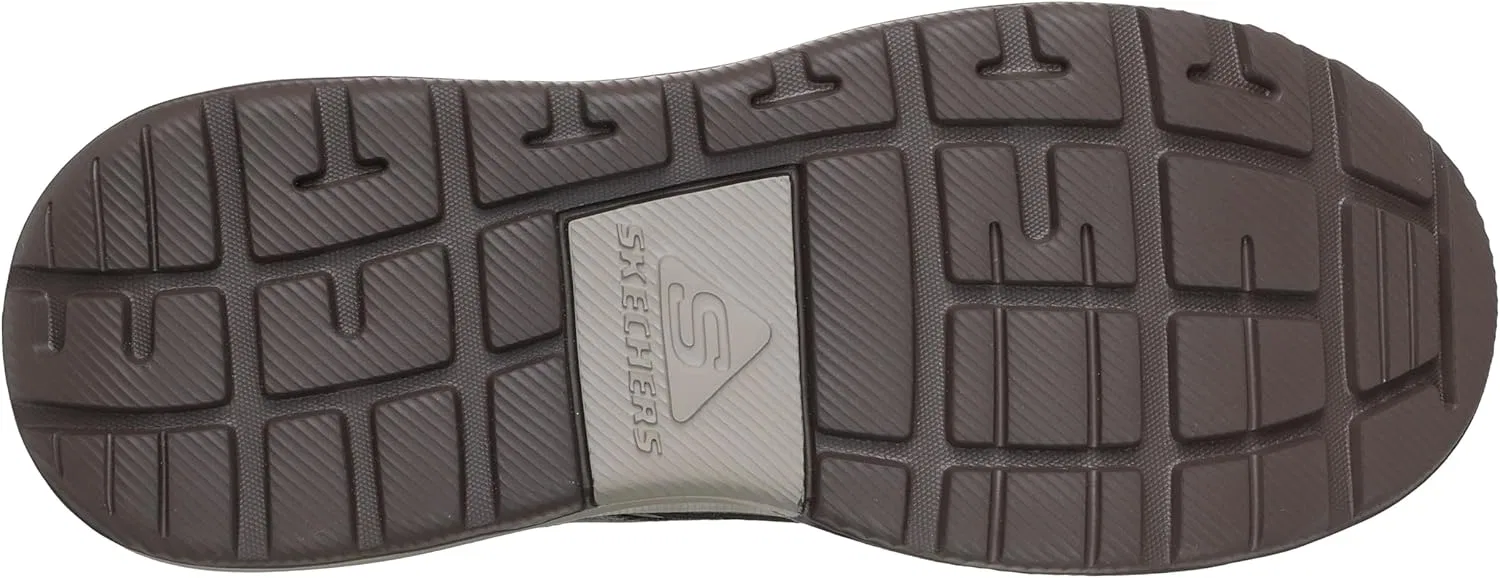 Мужские слипоны Skechers USA Altman - Finch Moc Toe Canvas Bungee Lace, Dktp — фото 2