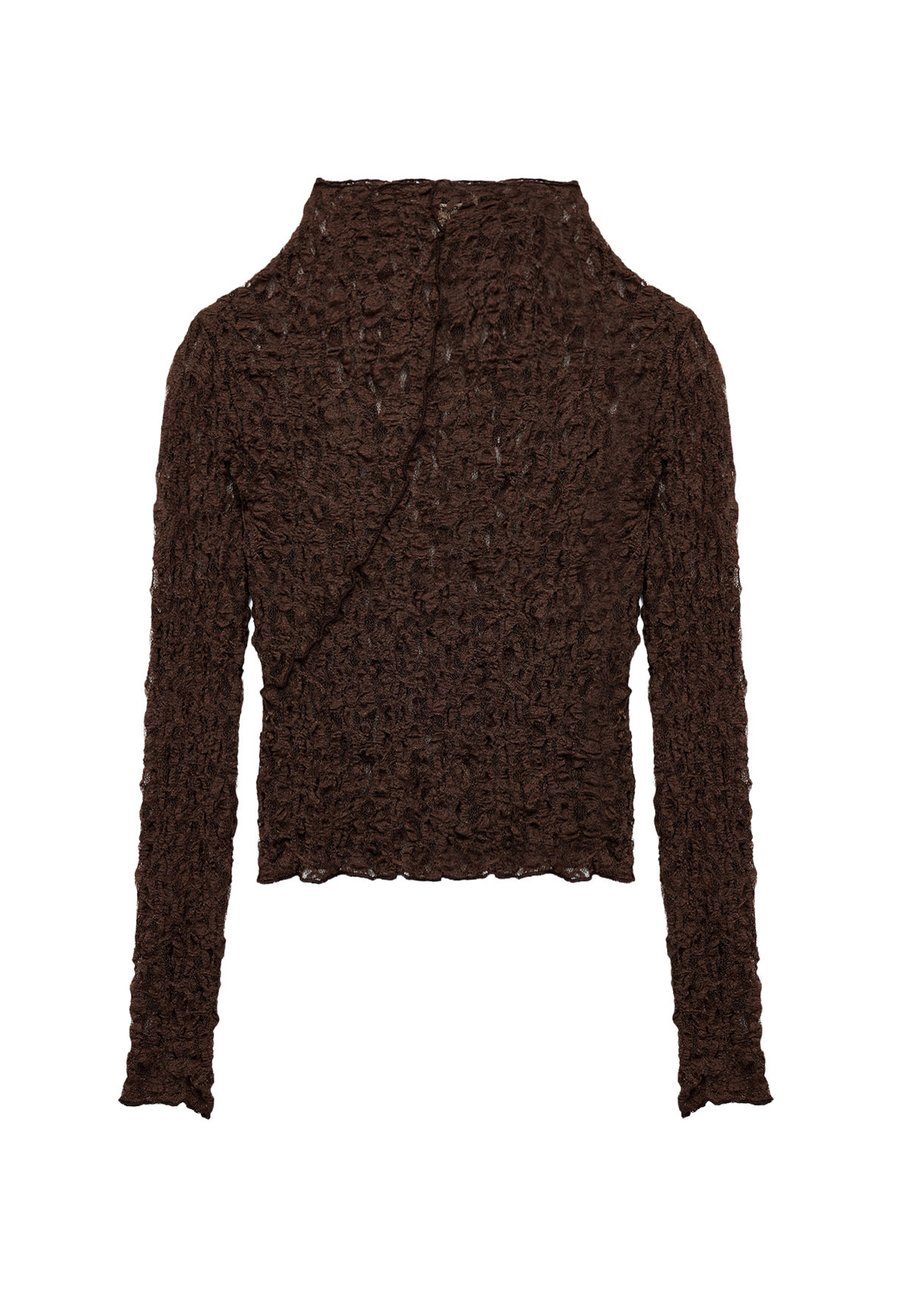 

Блуза Koton HIGH-NECK, Brown