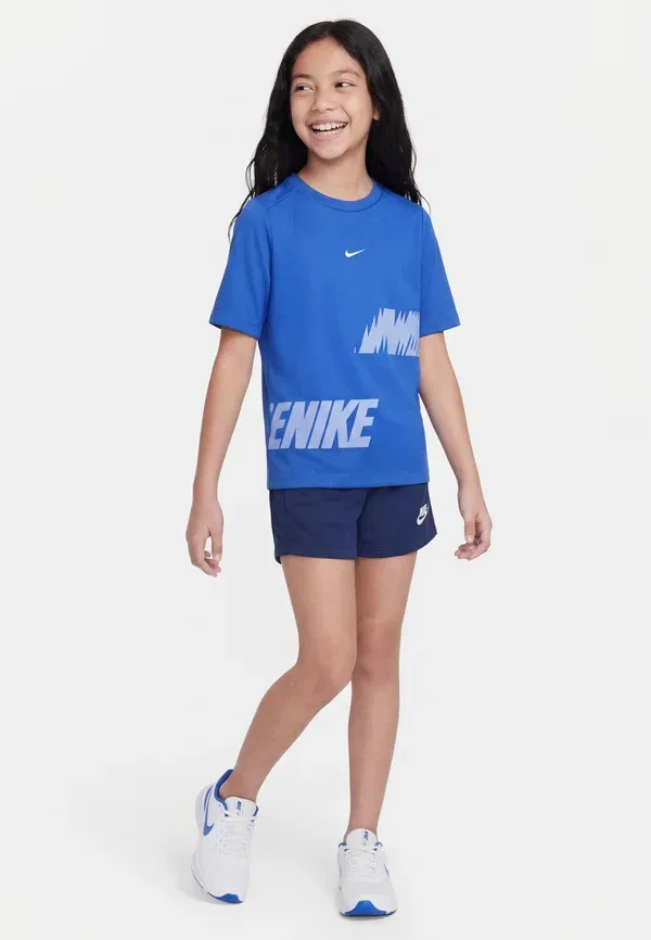 Футболка спортивная Nike Performance, game royal/white, ярко-синий/белый