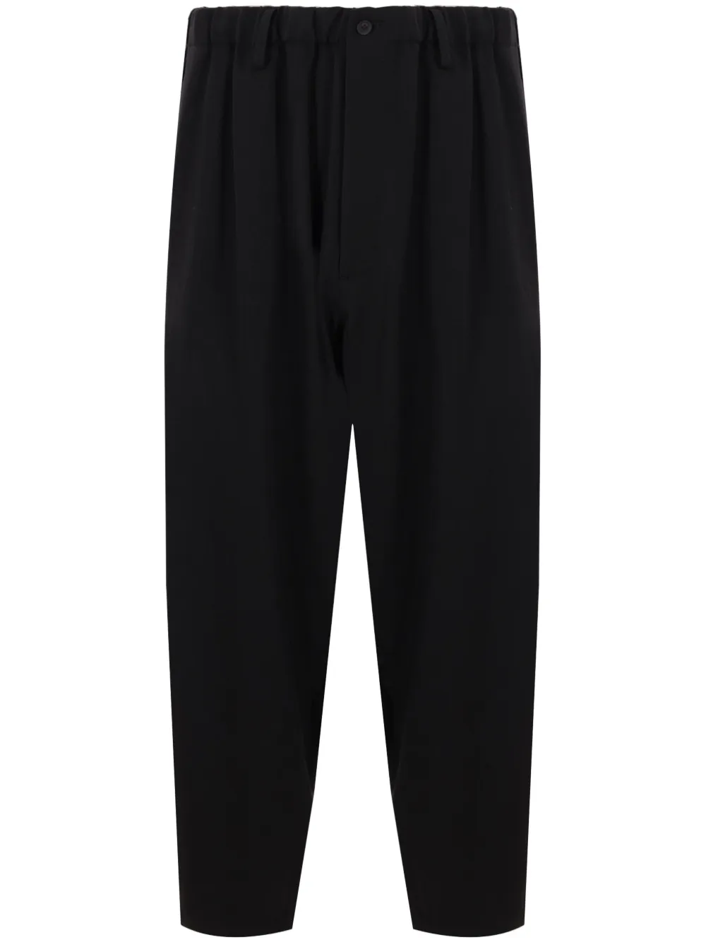 

Брюки с эластичным поясом Yohji Yamamoto, черный