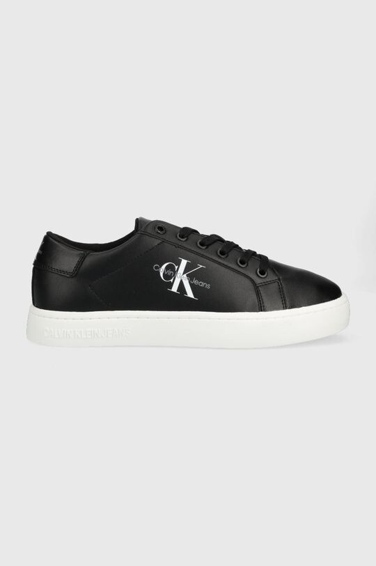 

Кожаные кроссовки Classic Cupsole со шнуровкой Low Calvin Klein Jeans, черный