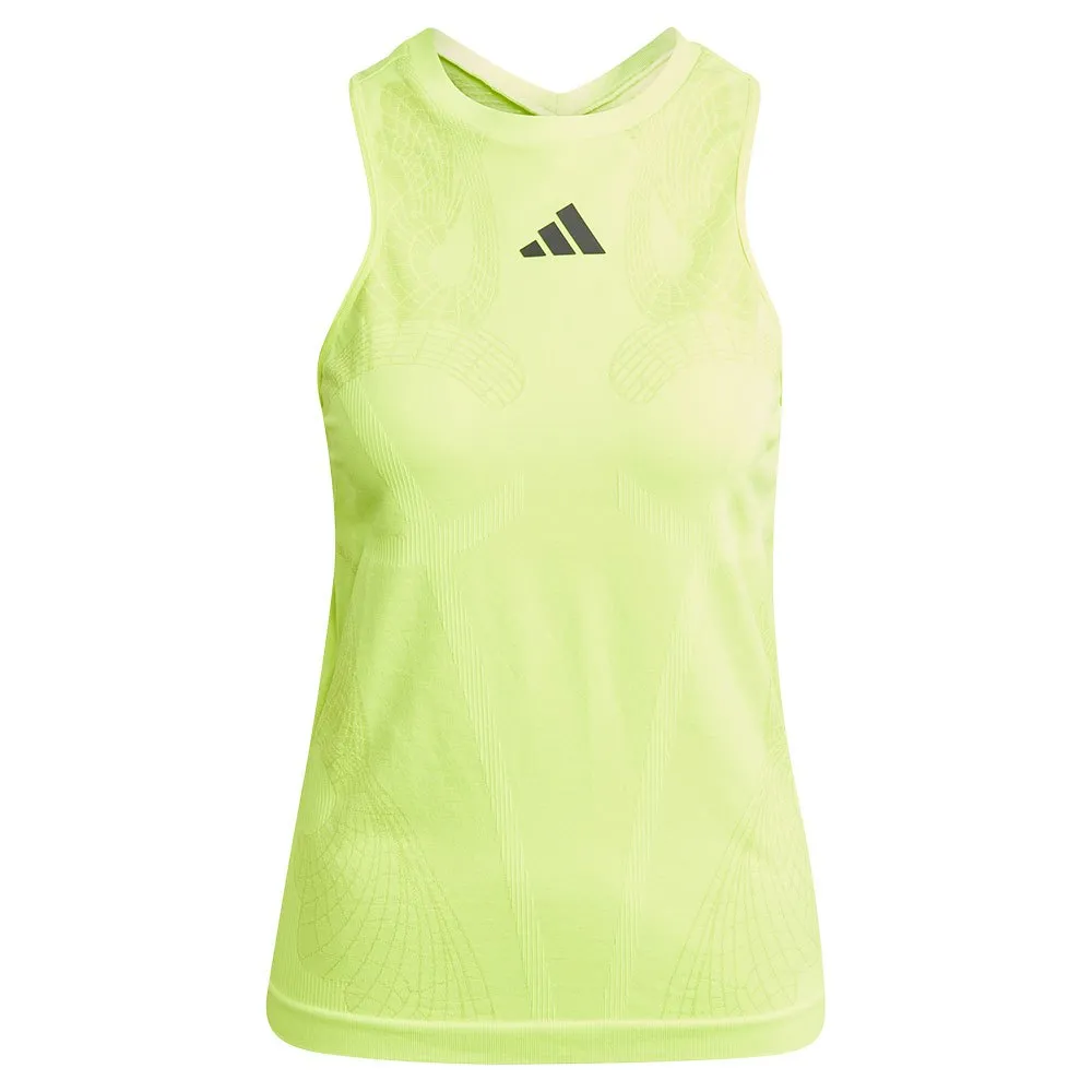 Футболка без рукавов adidas Aeroready Pro Seamless, желтый — фото 3
