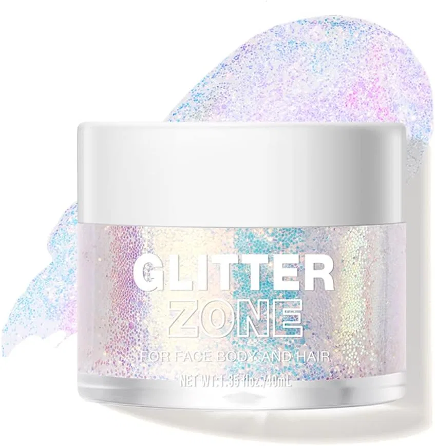 Голографический глиттер-гель для тела «Sparkling Pink» от LANGMANNI Langmanni, 2# Sparkling Pink
