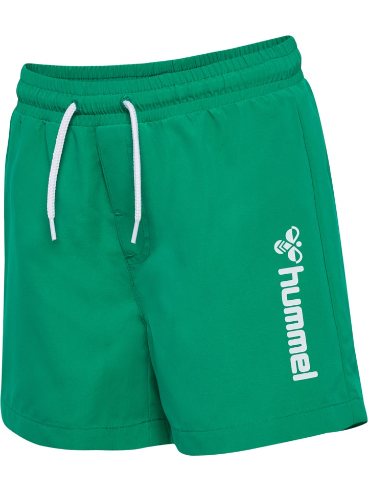 Hummel Пляжные шорты с регулируемым поясом Hmlbondi Lifestyle для мальчиков, цвет «перечный зеленый» — фото 4
