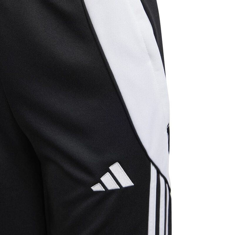 Узкие детские спортивные брюки Tiro 24 Adidas, черный — фото 4