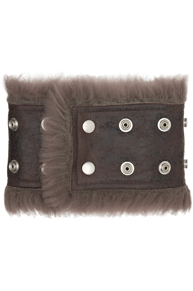 

Rick Owens Серый конкорданс стробоскопический шейный ремешок