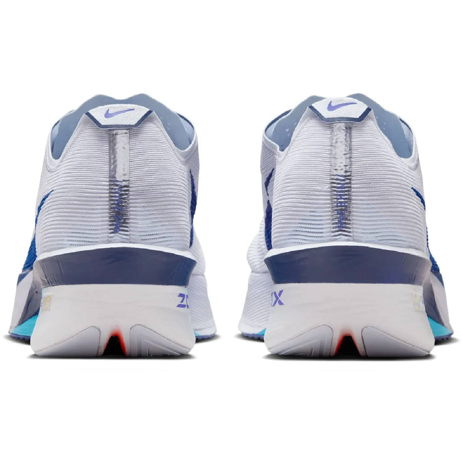 Мужские дорожные беговые кроссовки ZoomX Vaporfly 4 Nike, Ghost/Blue Void/Persian Violet — фото 4