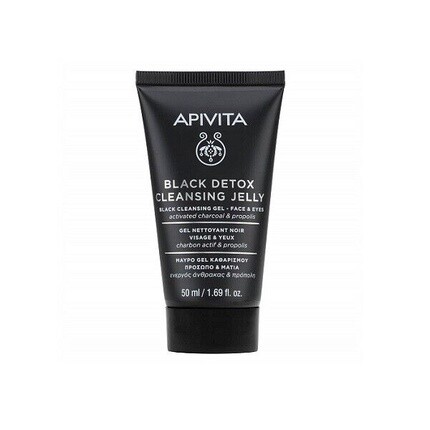 

Black Detox Cleansing Jelly Черный очищающий гель для лица и глаз 50мл, Apivita