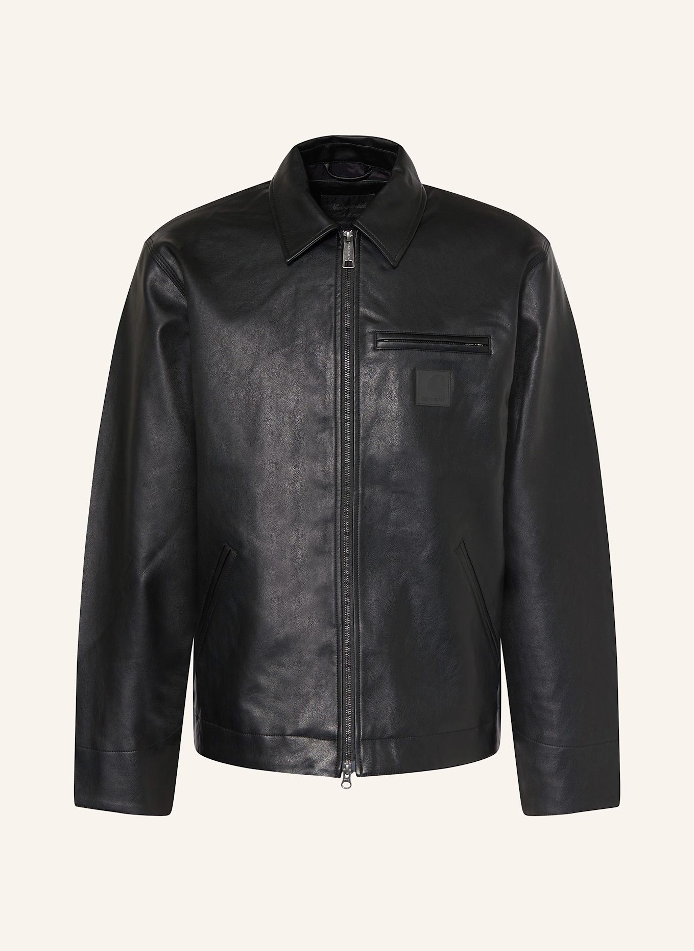 

Куртка Detroit из кожи Carhartt Wip, черный