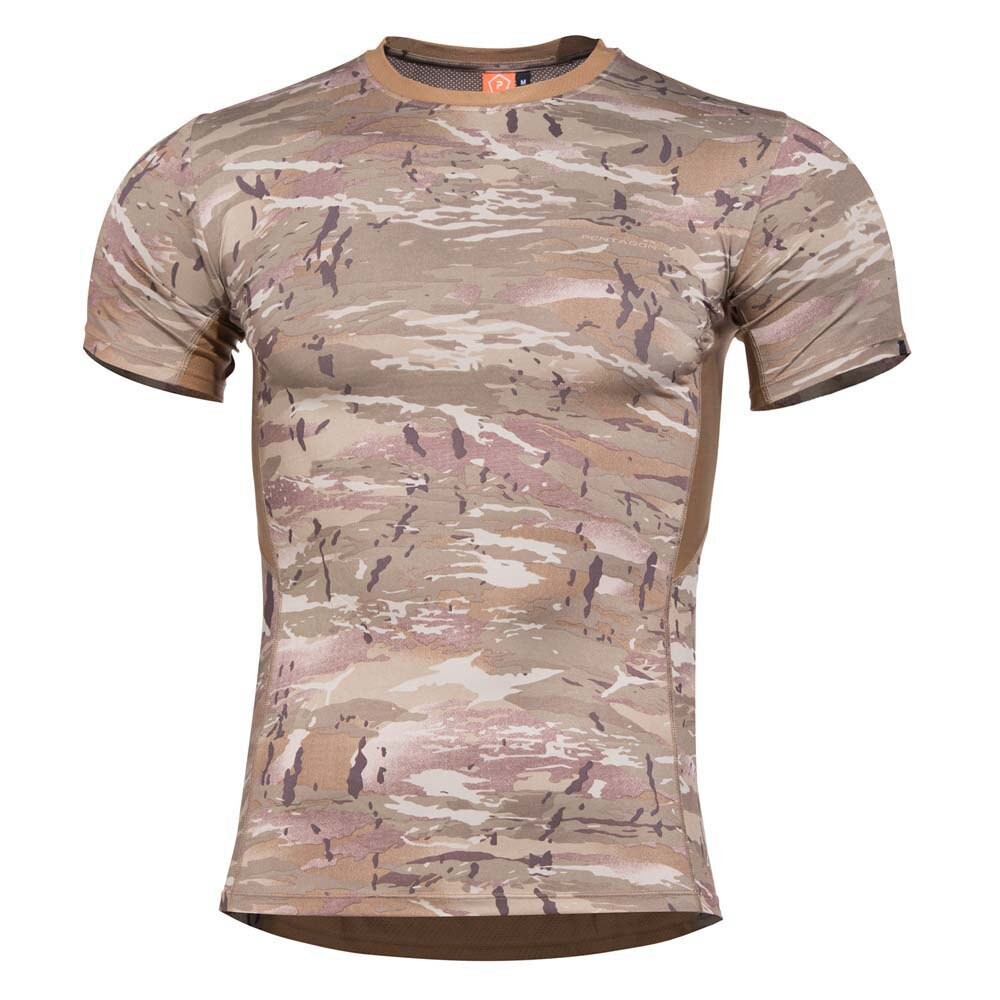 

Футболка Pentagon Apollo Tac Fresh Camo, бежевый