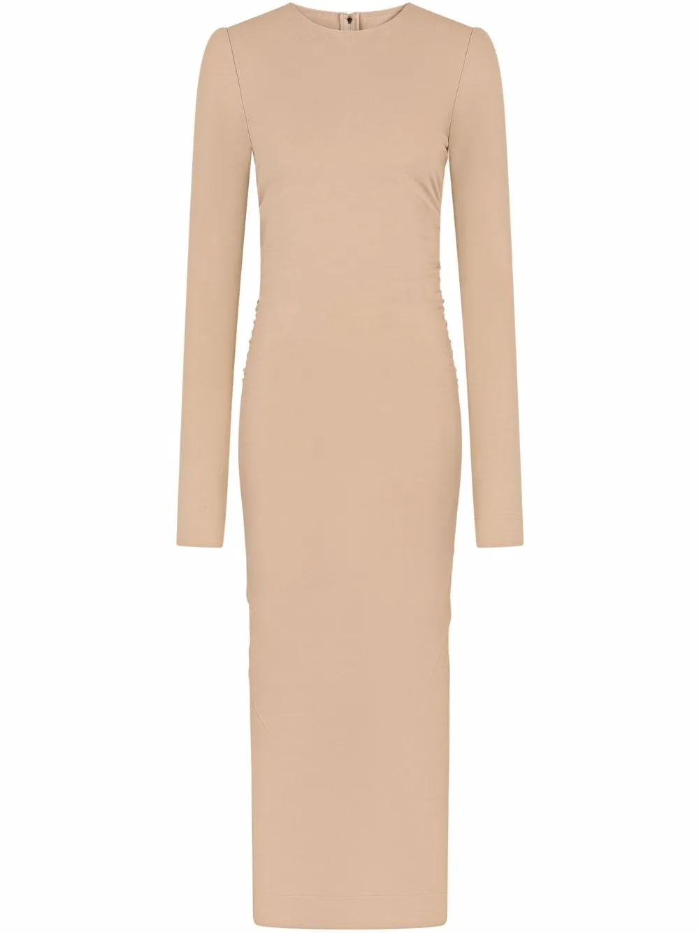 

Платье миди с драпировкой DOLCE & GABBANA, нейтральный