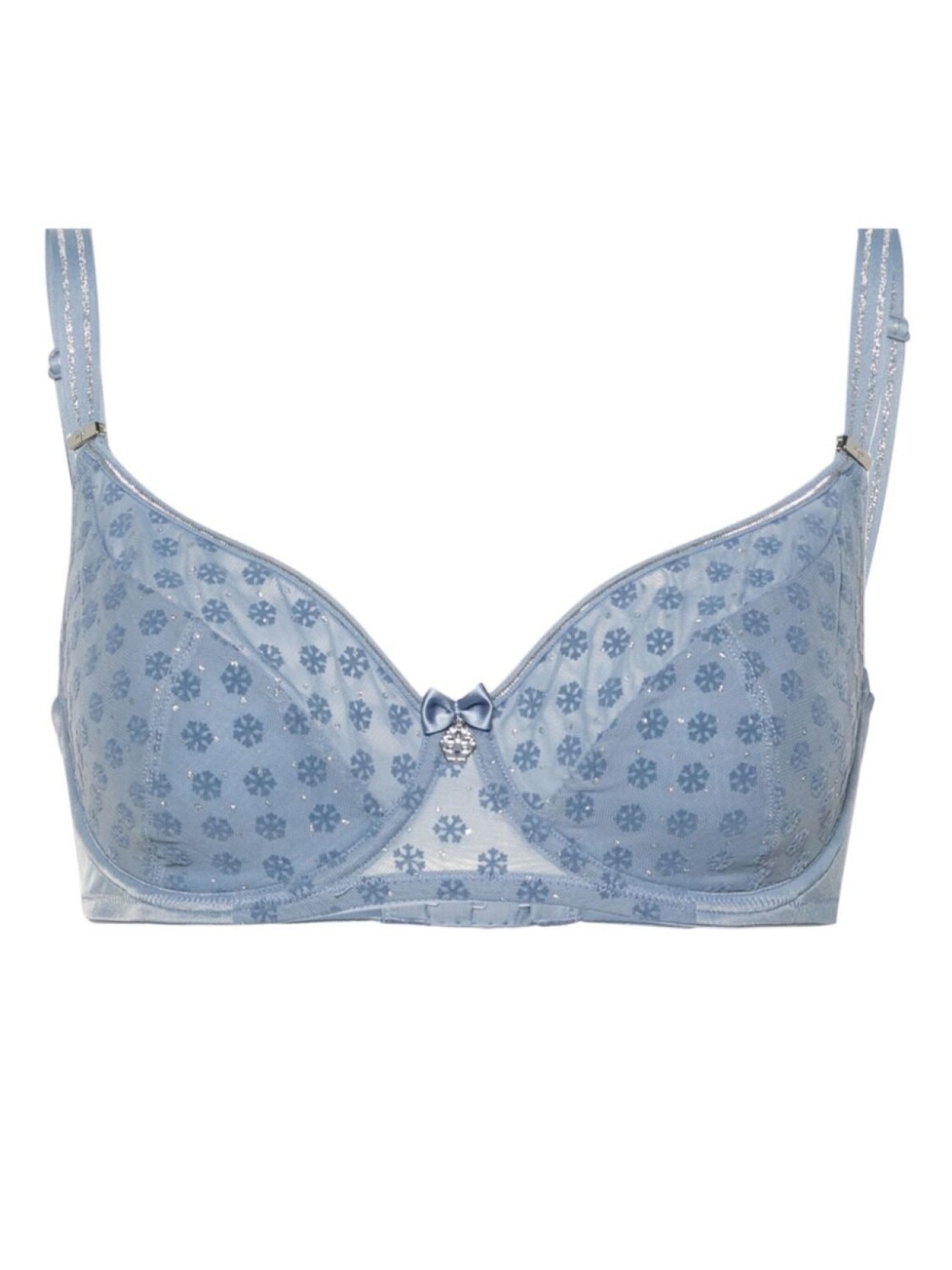 

Marlies Dekkers бюстгальтер Snowflake из тюля с кристаллами, синий