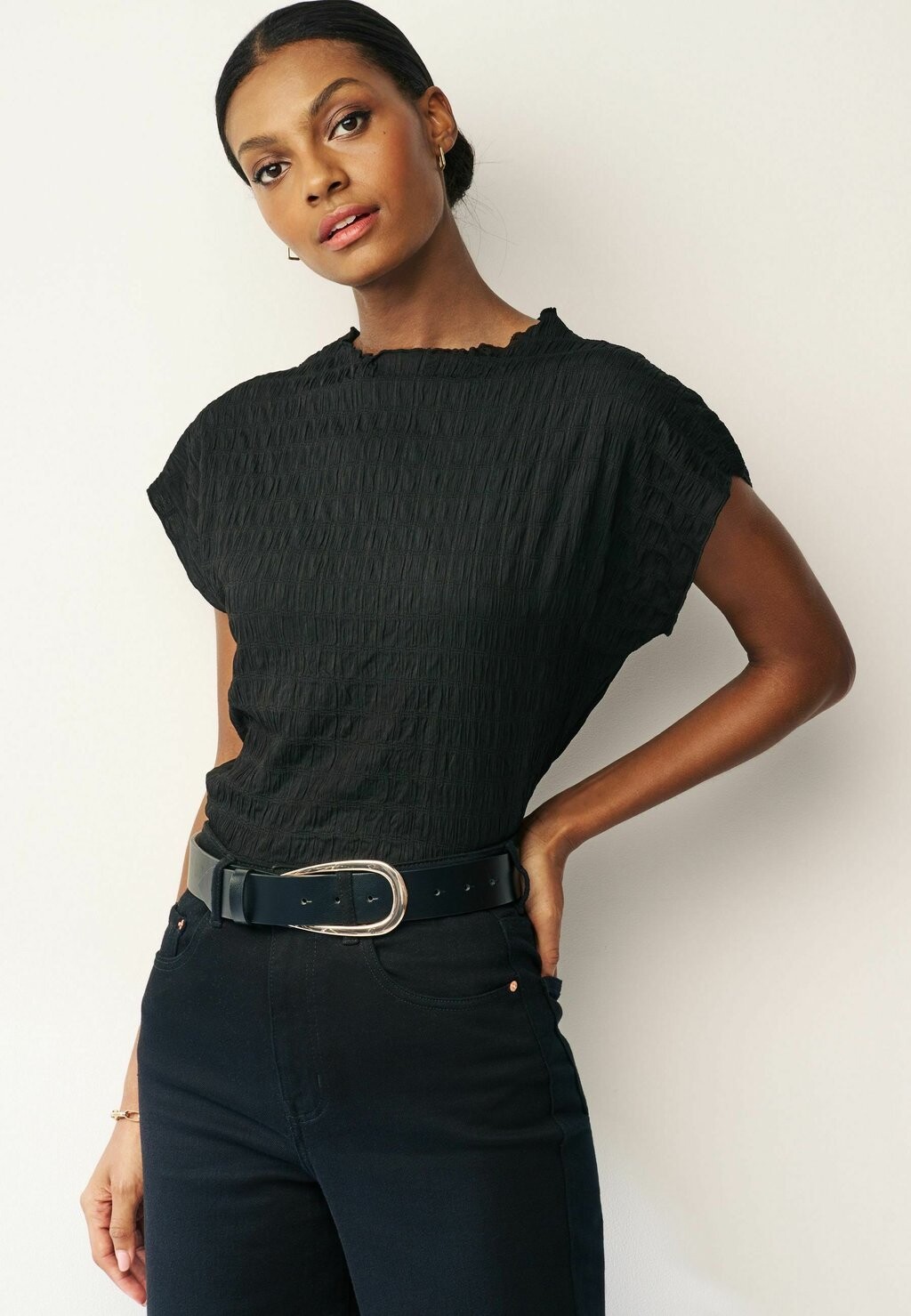 

Топ SHORT SLEEVE Next, цвет black