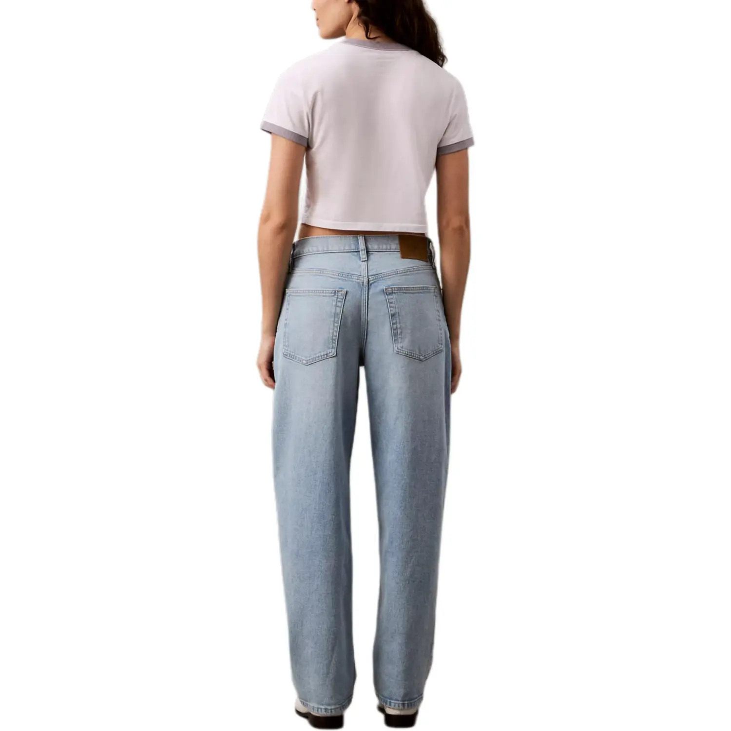 Calvin Klein Джинсы женские выбеленные светло-индиго — фото 4