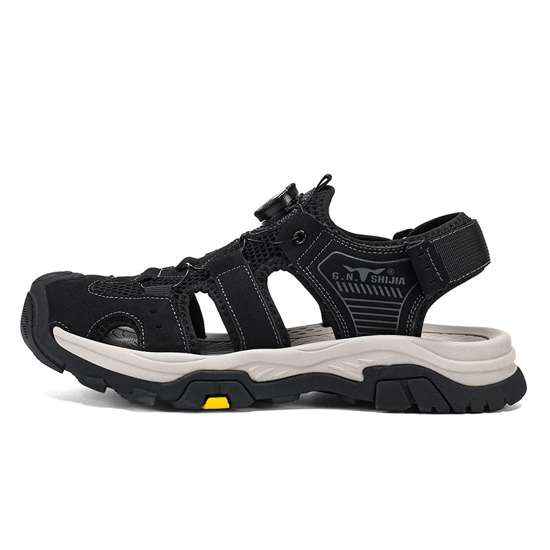 

G.N.SHIJIA Мужские кроссовки River Trekking, цвет черный/хаки