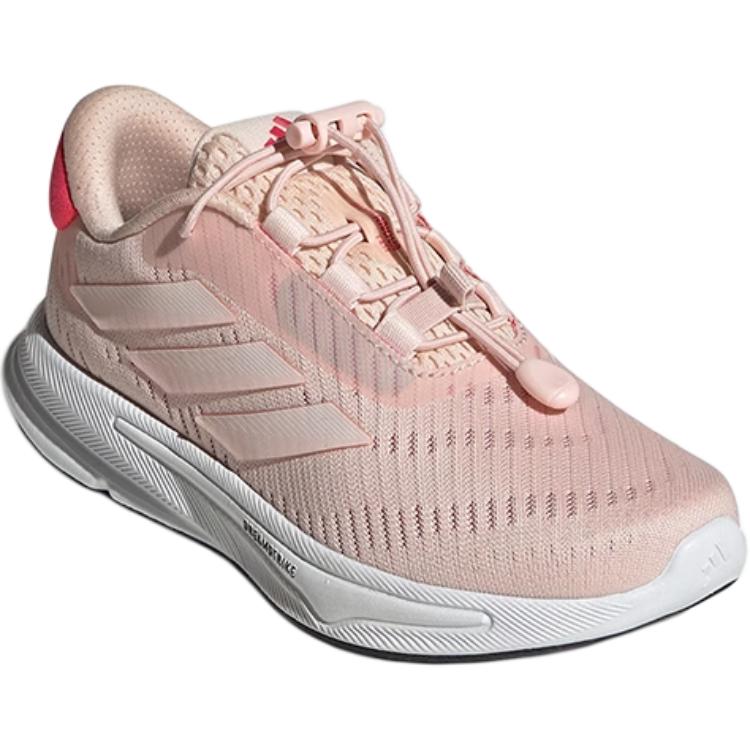 Детские кроссовки с низким верхом и противоскользящей амортизацией Adidas, розовый — фото 3