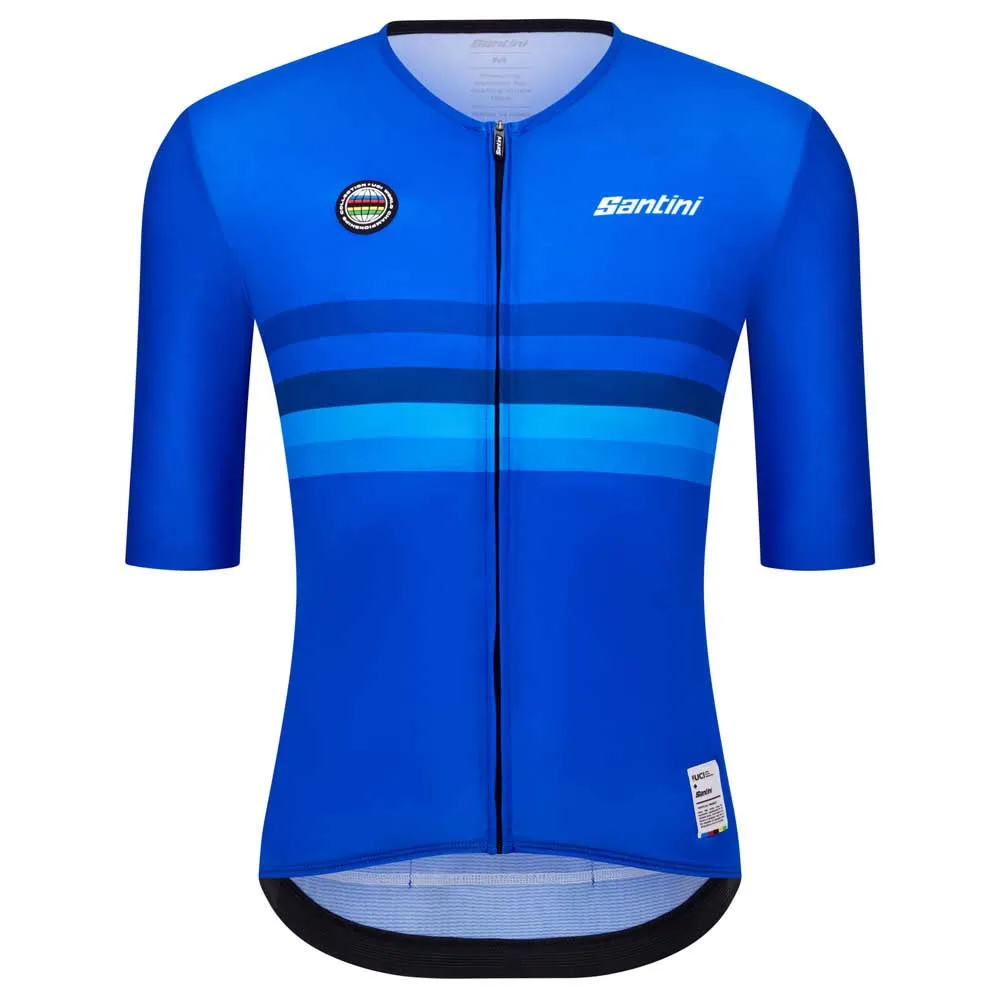 

Джерси Santini UCI World Champion Italy 2025 short sleeve, синий