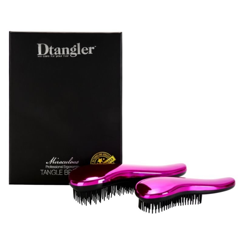 Набор Dtangler Miraculous Розовый (для легкого расчесывания волос)